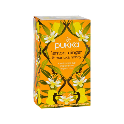 PUKKA Lemon & Ginger - Manuka 40g