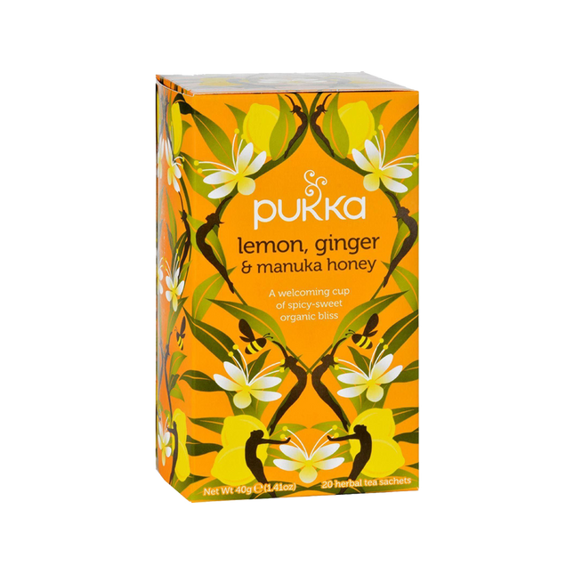 PUKKA Lemon & Ginger - Manuka 40g