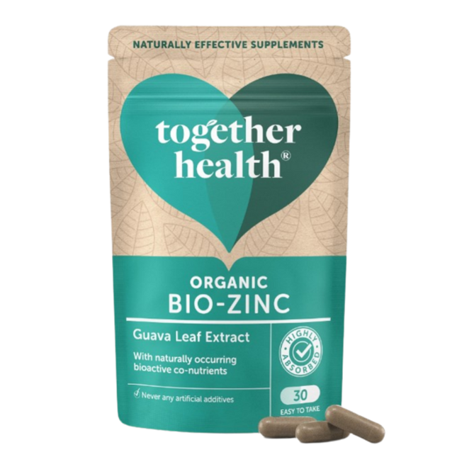 TOGETHER HEALTH Organic Zinc 30 caps - Longdan Official