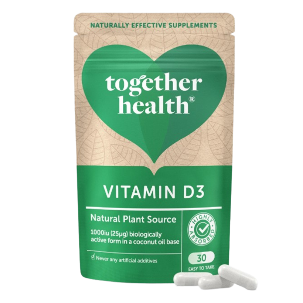 TOGETHER HEALTH Vegan Vitamin D3 30 caps (Case 6)