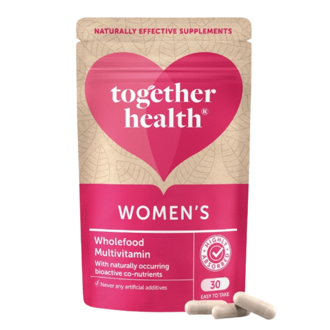 TOGETHER HEALTH Wholevit Womens Multivitamin & Mineral 30 caps (Case 6)