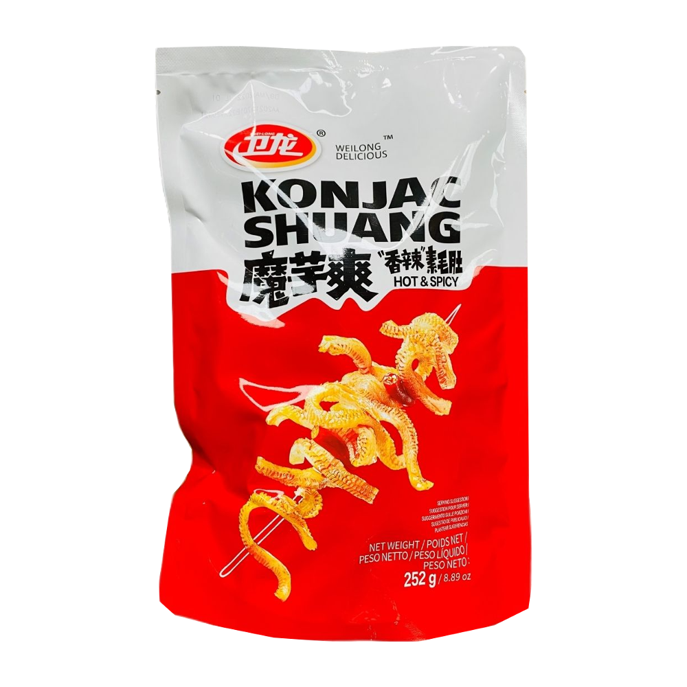 WEILONG Konjac Strips-Hot Flavour 252g - Longdan Official