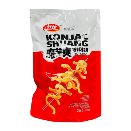 WEILONG Konjac Strips-Hot Flavour 252g - Longdan Official