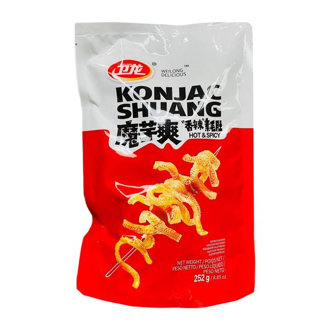 WEILONG Konjac Strips-Hot Flavour 252g - Longdan Official