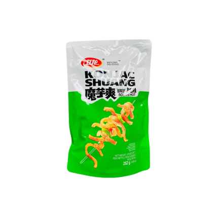 WEILONG Konjac Strips - Hot & Sour 252g - Longdan Official