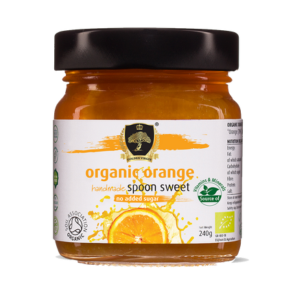 Golden Virgin organic orange spoon sweet 240g - Longdan Official Online Store