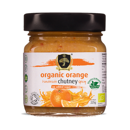 Golden Virgin organic orange chutney 225g - Longdan Official Online Store
