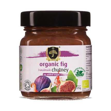 Golden Virgin organic fig chutney 225g - Longdan Official Online Store