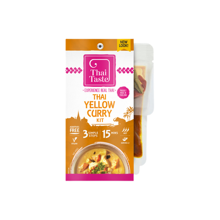 Thai Taste Easy Spicy Thai Yellow Curry Kit 233g (Case 5)