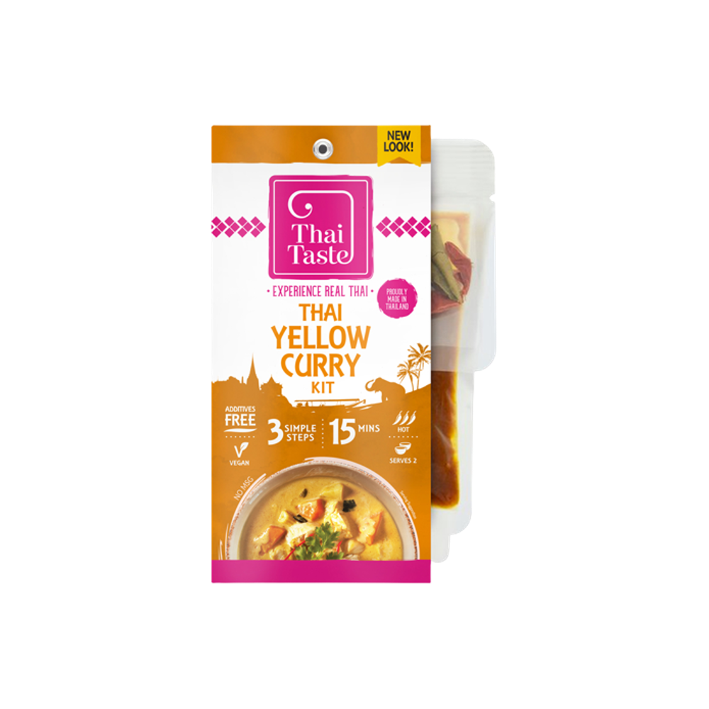 Thai Taste Easy Spicy Thai Yellow Curry Kit 233g (Case 5)