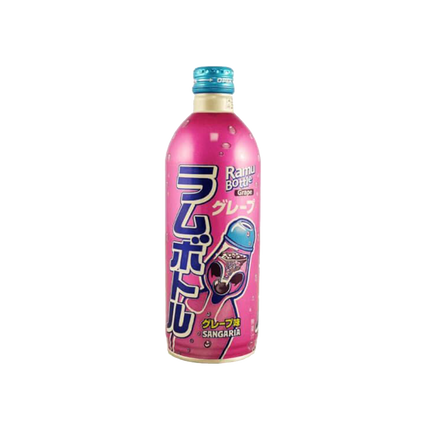 SANGARIA Ramune Bottle Grape Soda 500g - Longdan Official Online Store