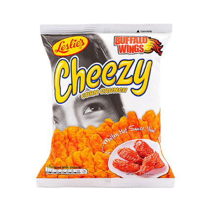 LESLIE'S Cheezy Corn Crunch - Buffalo Wings 70g - Longdan Official