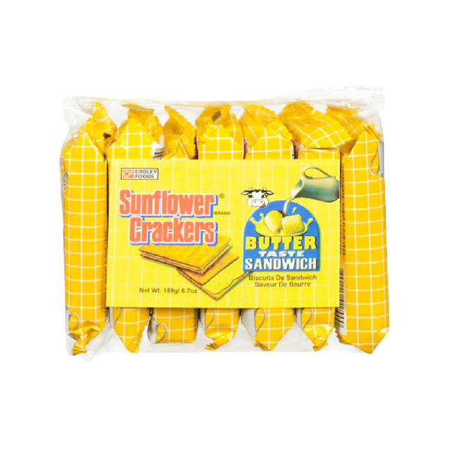 SUNFLOWER Biscuit - Butter Cream Filled 27g (Pack 7 units) - Longdan Official