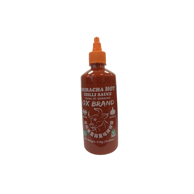 OX Sriracha Garlic & Ginger Sauce 515g (Case 12)