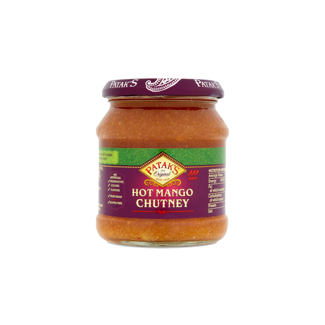 PATAK Mango Chutney Hot 340g - Longdan Official Online Store