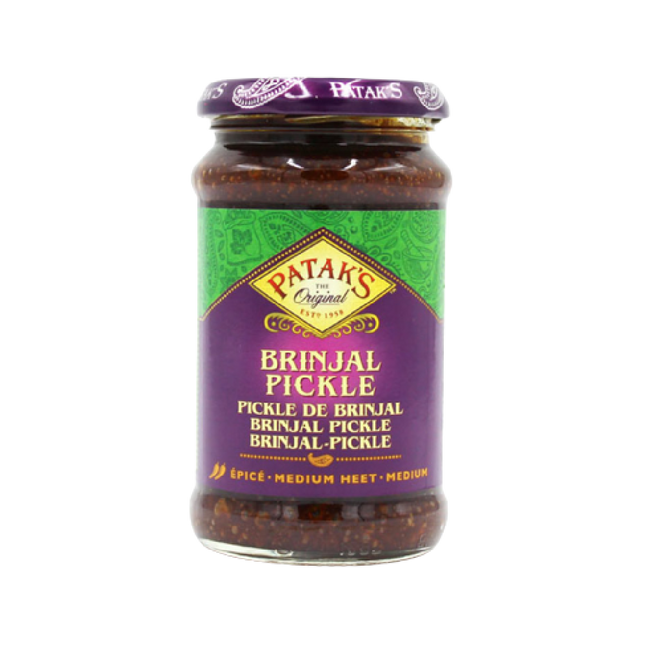 PATAK Brinjal Aubergine Pickle 312g - Longdan Official