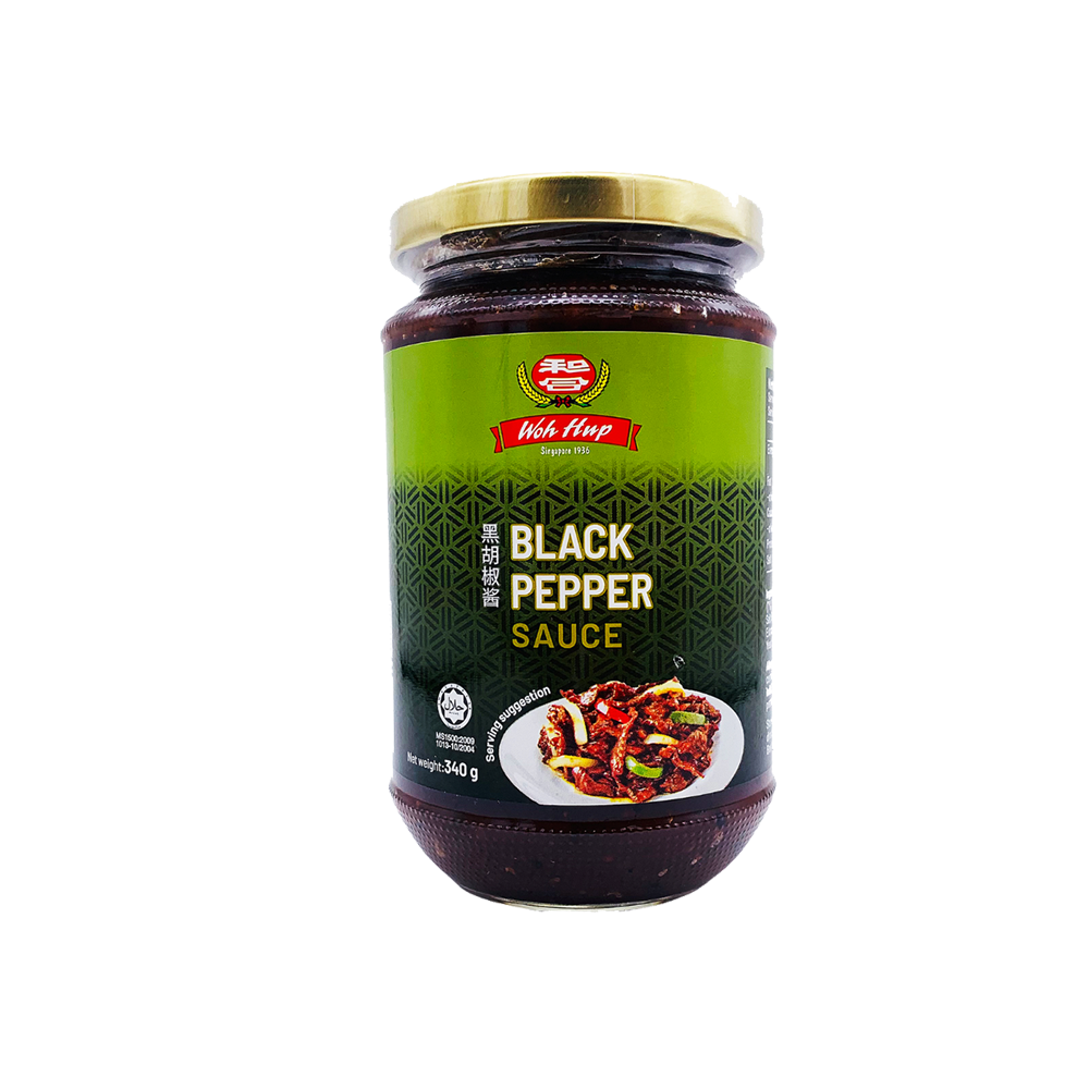 WOH HUP Black Pepper Sauce 340g - Longdan Official Online Store