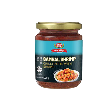 WOH HUP Sambal Shrimp 220g - Longdan Official Online Store