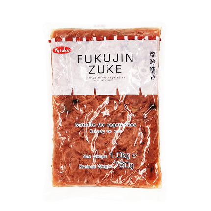 Yutaka Fukujinzuke - Mixed Vegetable Pickles 1kg - Longdan Official