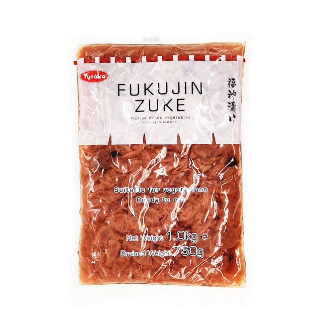 Yutaka Fukujinzuke - Mixed Vegetable Pickles 1kg - Longdan Official