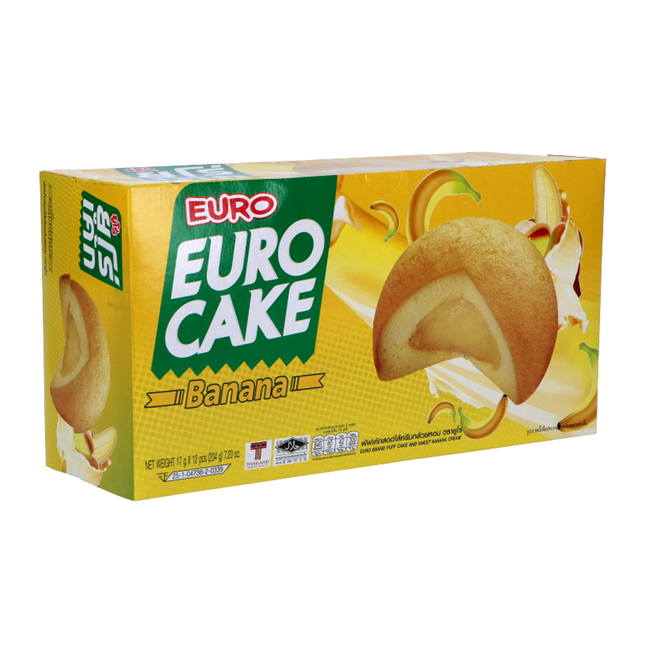 Euro Brand Banana Cake 17gx12 - Longdan Official Online Store