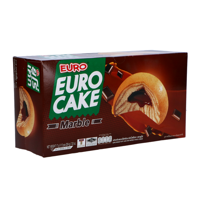 Euro Brand Marble (Cocoa) Cake 17gx12 - Longdan Official Online Store