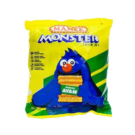 MAMEE MONSTER Crispy Noodle - Chicken Flavor 25g - Longdan Official Online Store