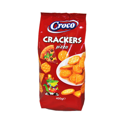 CROCO Pizza Crackers 400g - Longdan Official Online Store