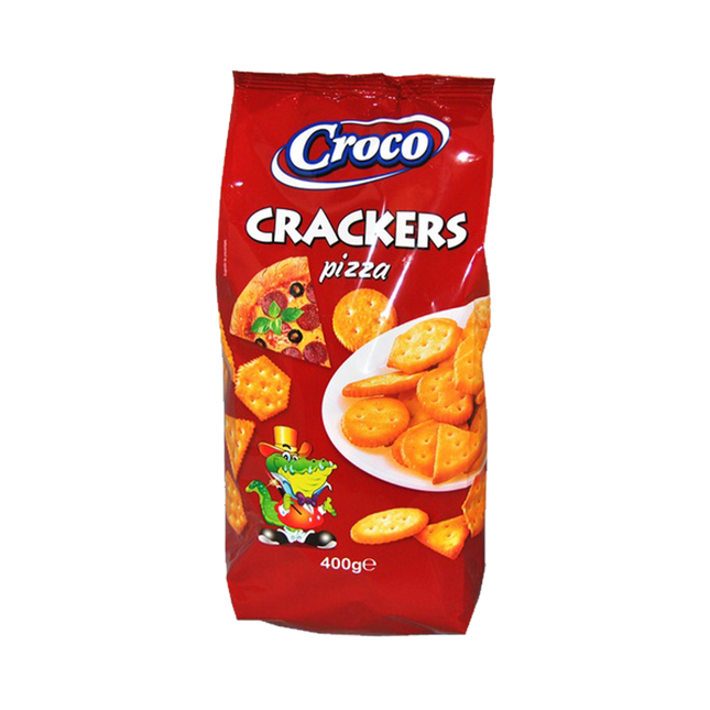 CROCO Pizza Crackers 400g - Longdan Official Online Store