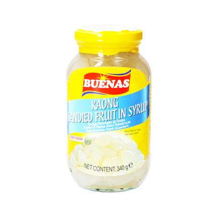 BUENAS Sugar Palm Fruit - Kaong White 340g (Case 24)