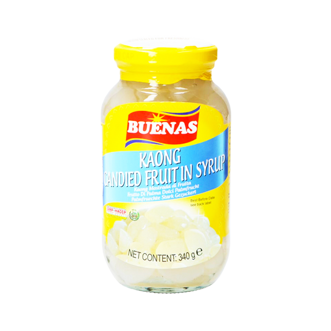 BUENAS Sugar Palm Fruit - Kaong White 340g (Case 24)