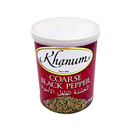 KHANUM Coarse Ground Black Pepper 100g - Longdan Official
