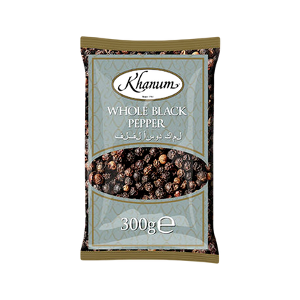 KHANUM Whole Black Pepper 300g - Longdan Official