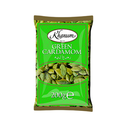 KHANUM Green Cardamons 200g - Longdan Official