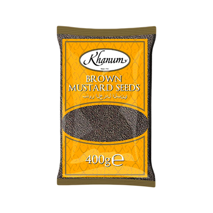 KHANUM Brown Mustard Seeds 400g - Longdan Official