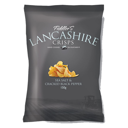 LANCASHIRE CRISPS Sea Salt & Cracked Black Pepper 150g - Longdan Official Online Store