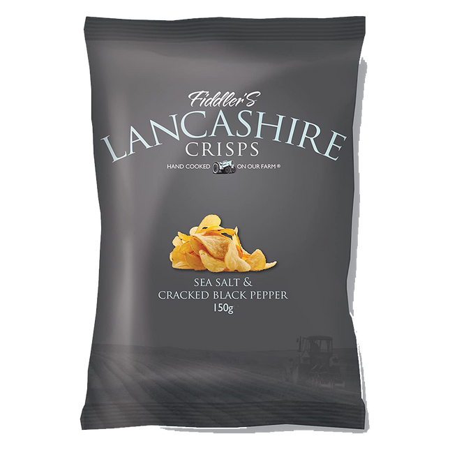 LANCASHIRE CRISPS Sea Salt & Cracked Black Pepper 150g - Longdan Official Online Store