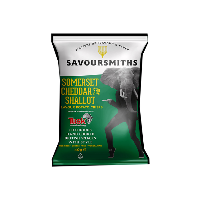 SAVOURSMITHS Somerset Cheddar And Shallot 40g - Longdan Official Online Store