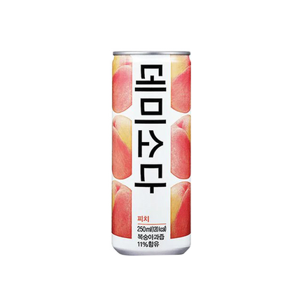 DEMISODA Peach Soda Drink 250ml - Longdan Official Online Store