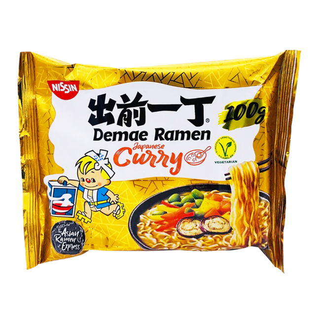 NISSIN EU Demae Ramen Japanese Curry 100g (Case 30)