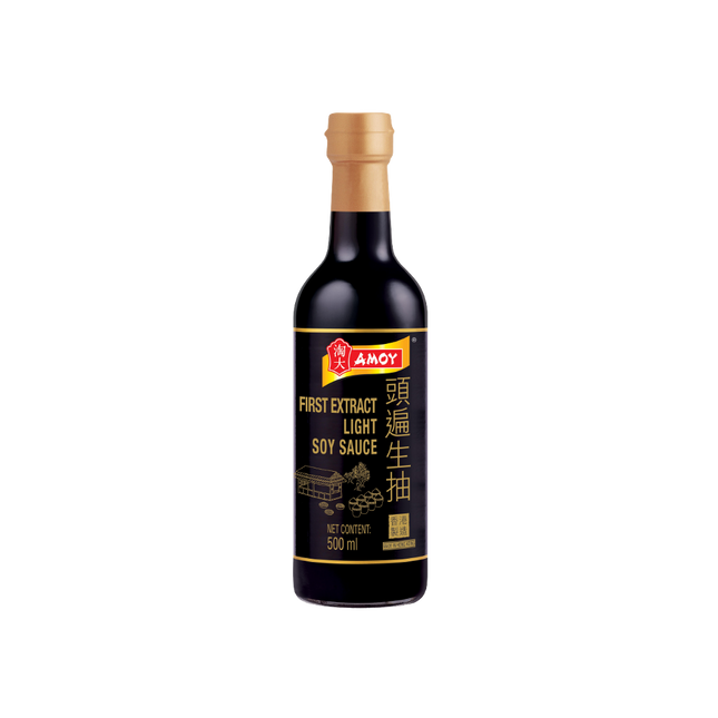 AMOY First Extract Light Soy Sauce 500ml - Longdan Official