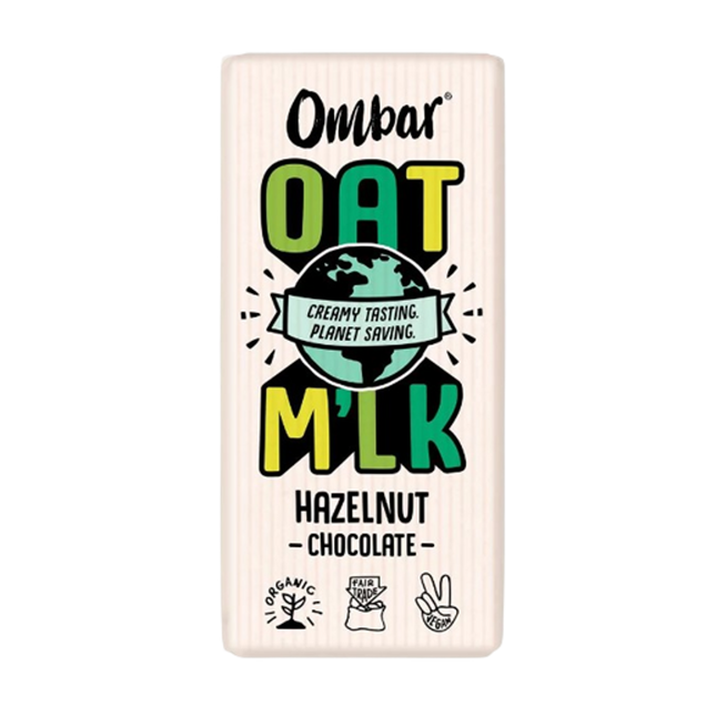 OMBAR Oat Milk Hazelnut Chocolate Bar 70g - Longdan Official