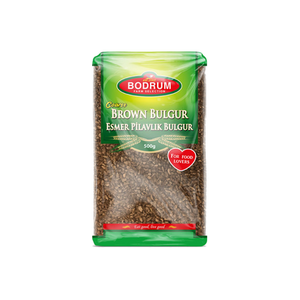 BODRUM Coarse Brown Bulgur (Esmer Pilavlik) 500g - Longdan Official Online Store
