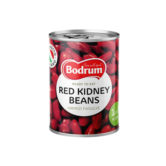 BODRUM Red Kidney Beans (Kirmizi Fasulye) (Easy Open) 400g (Case 12)