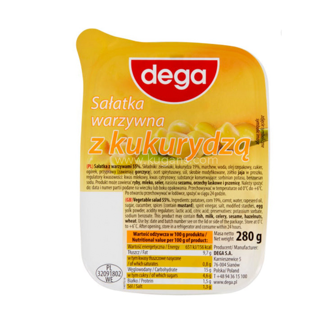 DEGA Vegetable Salad with Corn 280g - Longdan Official Online Store