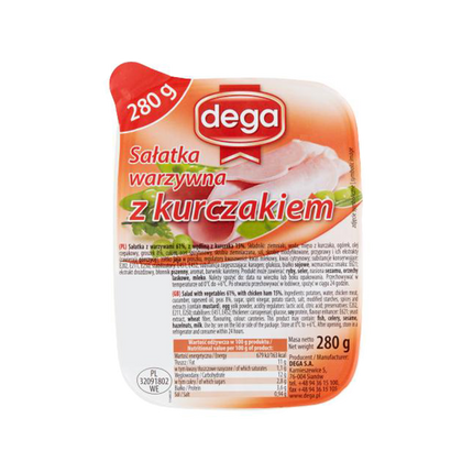 DEGA Vegetable Salad with Chicken 280g - Longdan Official Online Store