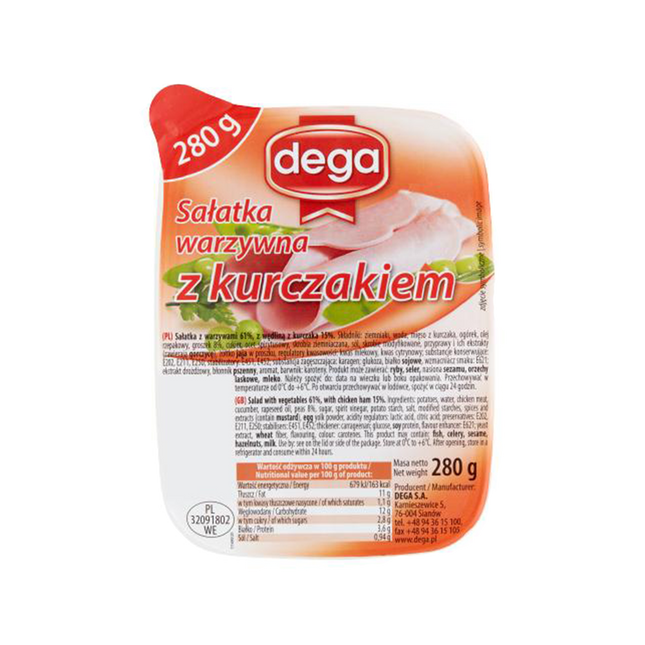 DEGA Vegetable Salad with Chicken 280g - Longdan Official Online Store