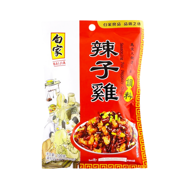 BAI JIA Condiment - Red Pepper Chicken 100g - Longdan Official