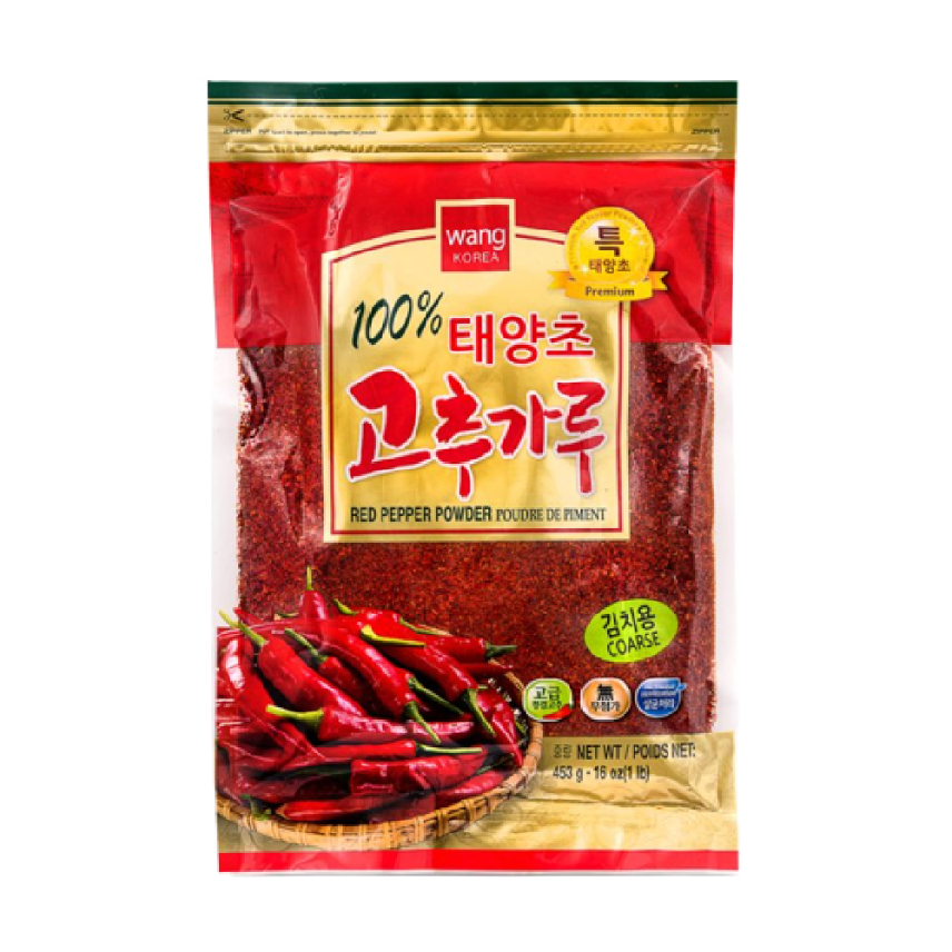 WANG Red Pepper Powder Coarse 1LB 453g - Longdan Official