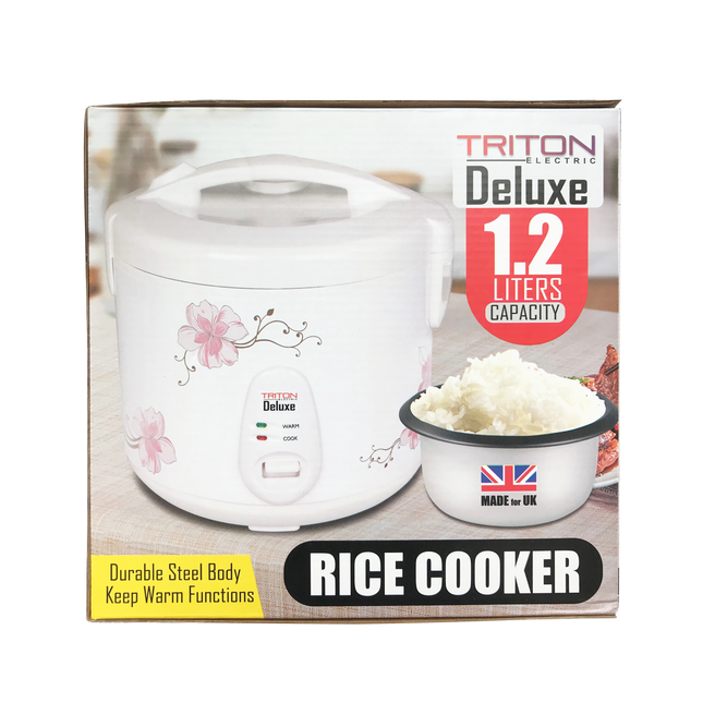 TRITON Deluxe Electric Rice Cooker - 1.2L - Longdan Official